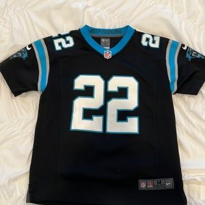 Carolina panthers youth medium Christian McCaffrey jersey
